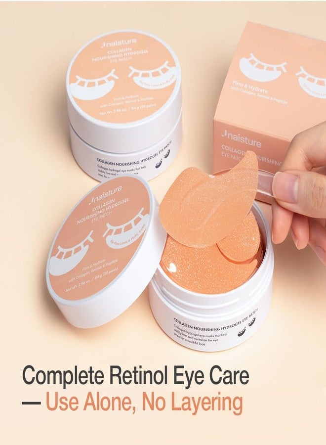 Naisture Collagen Nourishing Hydrogel Under-Eye Patch with Retinol and Peptides for Firmness and Hydration, 30 Pairs (60 ea) - Image 4